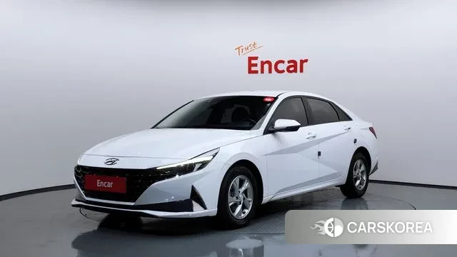 Hyundai Avante (CN7) 2020 Белый из Кореи