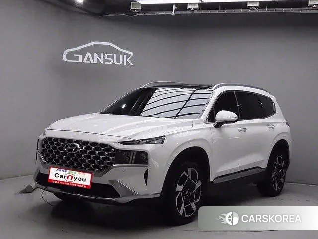 Hyundai The New Santa Fe 2021 Белый из Кореи