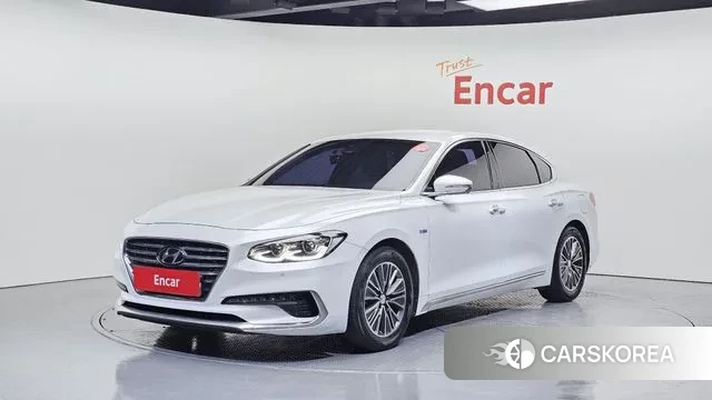 Hyundai Grandeur IG Hybrid 2018 Белый из Кореи