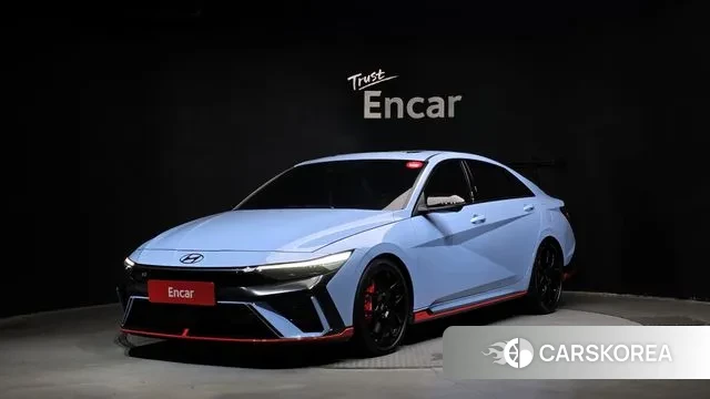 Hyundai The New Avante (CN7) 2025 Небесно-голубой из Кореи