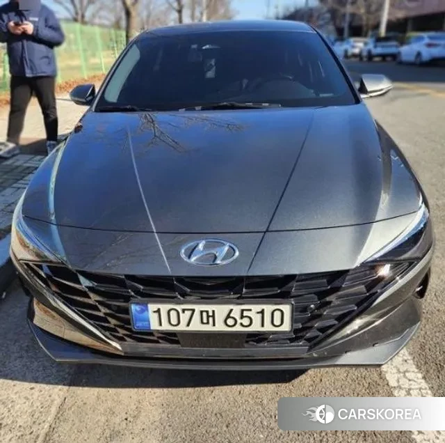 Hyundai Avante (CN7) 2021 Серый из Кореи