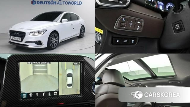 Hyundai Grandeur IG 2018 Белый из Кореи