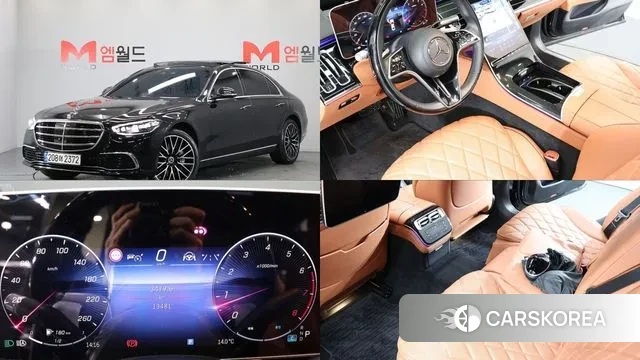 Mercedes-Benz S-Class W223 2023 Черный из Кореи