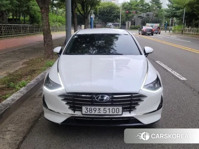 Hyundai Sonata (DN8) 2020 Белый из Кореи