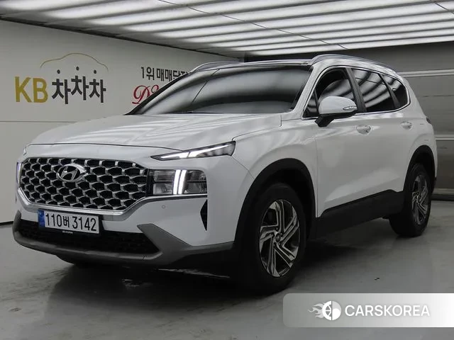 Hyundai The New Santa Fe 2021 Белый из Кореи