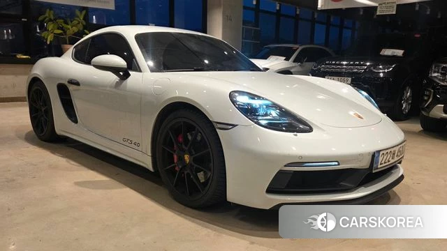Porsche 718 Cayman 2021 Белый из Кореи