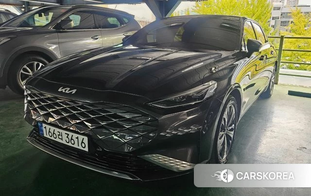 Kia K8 Hybrid 2023 Серый из Кореи