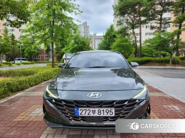 Hyundai Avante (CN7) 2022 Серый из Кореи