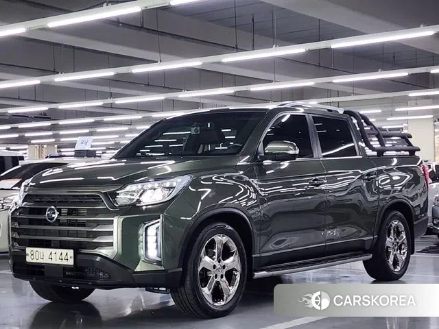 Ssangyong The New Rexton Sport 2021 Светло-зеленый из Кореи