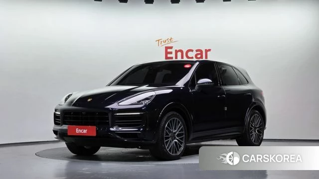 Porsche Cayenne (PO536) 2019 Синий из Кореи