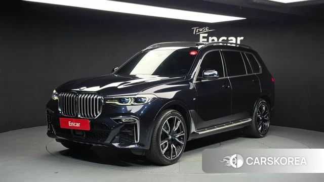 BMW X7 (G07) 2021 Синий из Кореи