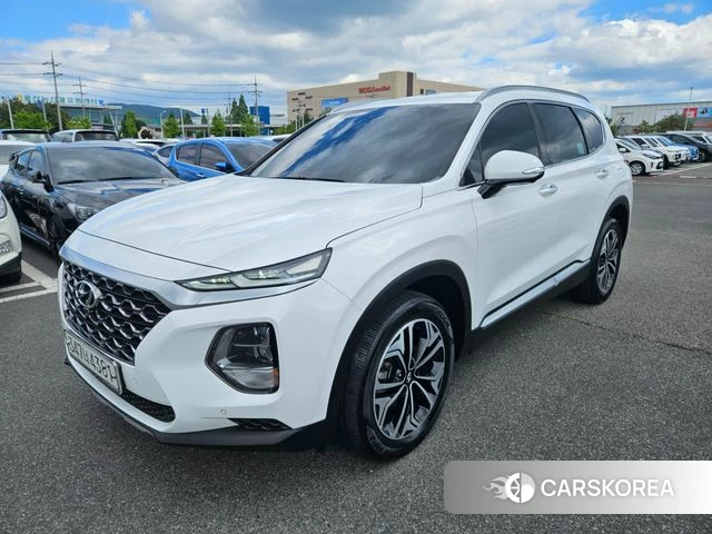 Hyundai Santa Fe TM 2019 Белый из Кореи