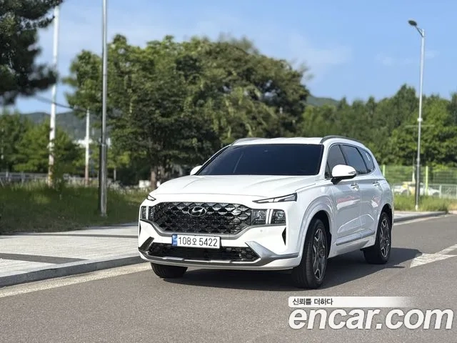 Hyundai The New Santa Fe 2023 Черный из Кореи