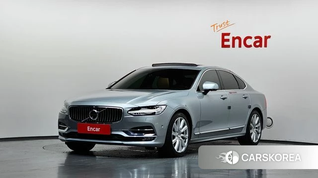 Volvo S90 2019 Серебристо-серый из Кореи