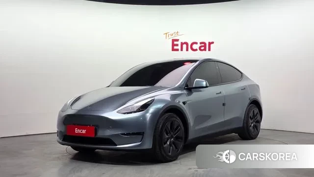 Tesla Model Y 2024 Светло-серебряный цвет из Кореи