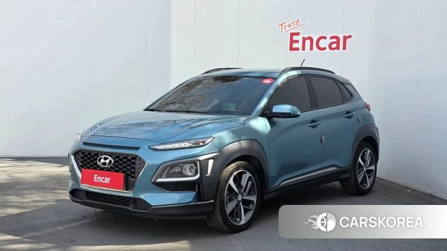 Hyundai Kona 2018 Небесно-голубой из Кореи