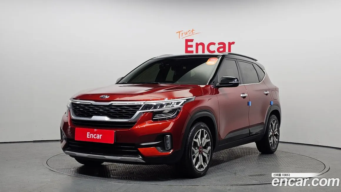 Kia Seltos 2020 Красный из Кореи