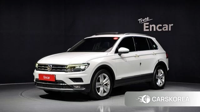 Volkswagen Tiguan second Generation 2020 Белый из Кореи
