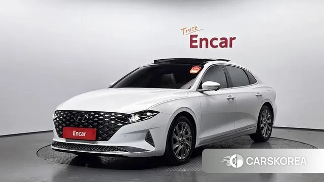Hyundai The New Grandeur IG Hybrid 2020 Белый из Кореи