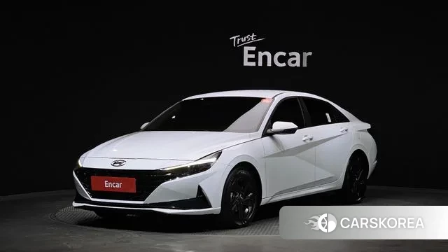 Hyundai Avante (CN7) 2022 Белый из Кореи