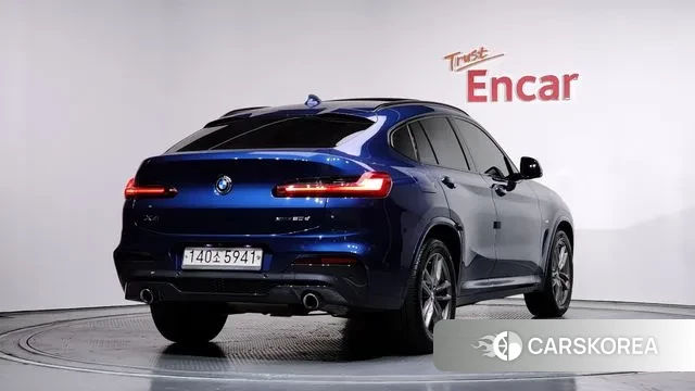 BMW X4 (G02) 2020 Синий из Кореи