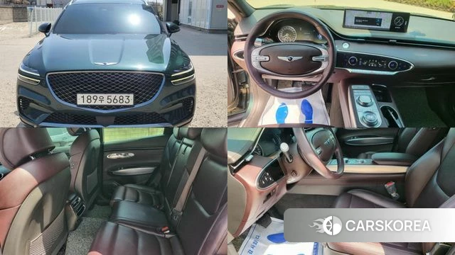 Genesis GV70 2022 Темно-зеленый из Кореи