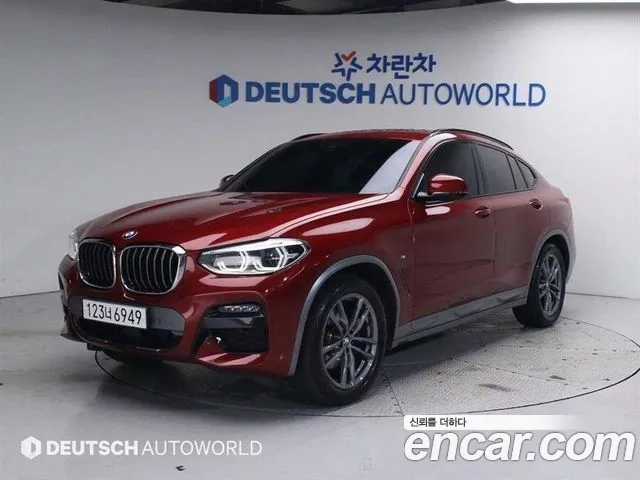 BMW X4 (G02) 2020 Красный из Кореи