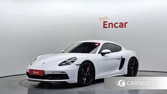 Porsche 718 Cayman 2019 Белый из Кореи