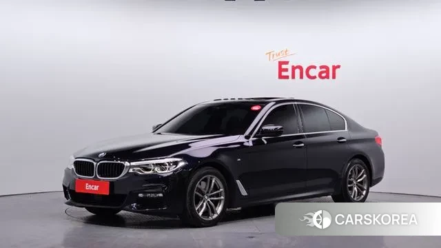 BMW 5 Series (G30) 2018 Черный из Кореи
