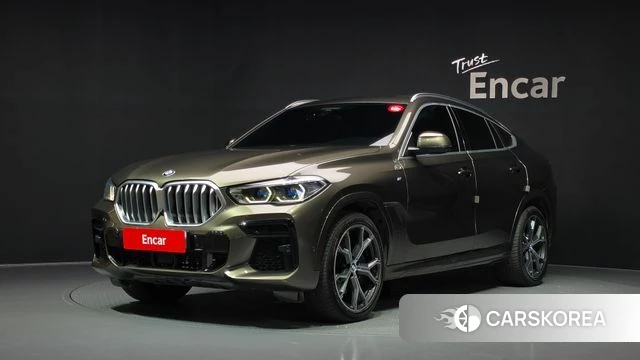 BMW X6 (G06) 2022 Песочный из Кореи
