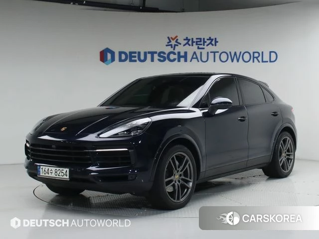 Porsche Cayenne (PO536) 2021 Синий из Кореи