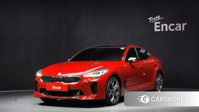 Kia Stinger 2018 Красный из Кореи