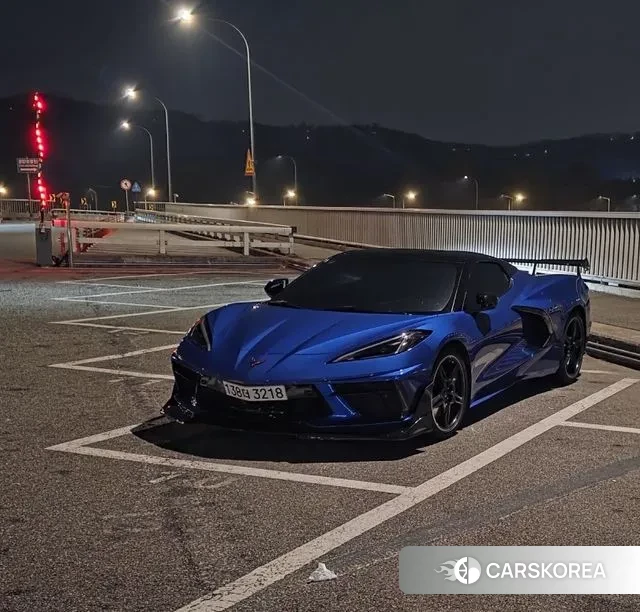 Chevrolet Corvette 2022 Синий из Кореи