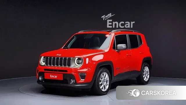 Jeep Renegade 2021 Красный из Кореи