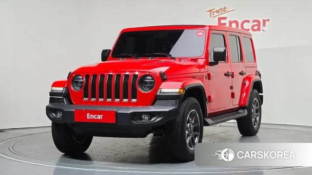 Jeep Wrangler (JL) 2021 Красный из Кореи