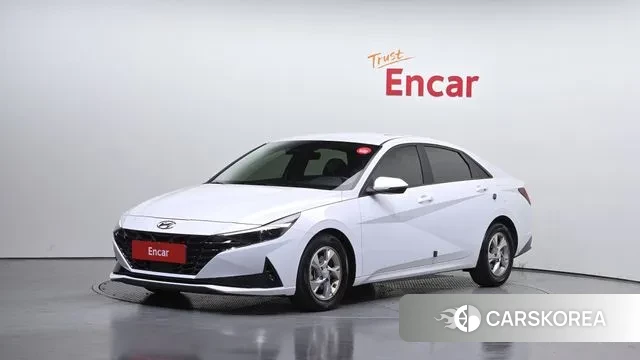 Hyundai Avante (CN7) 2020 Белый из Кореи