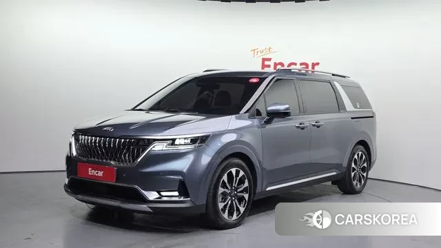 Kia Carnival 4th generation 2021 Небесно-голубой из Кореи