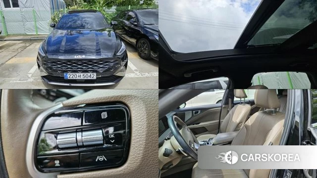 Kia K8 Hybrid 2022 Черный из Кореи