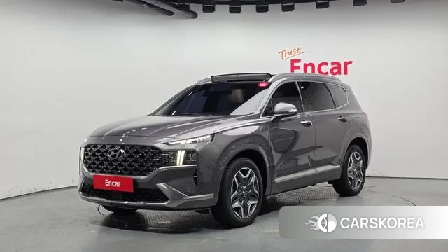 Hyundai The New Santa Fe 2021 Серый из Кореи
