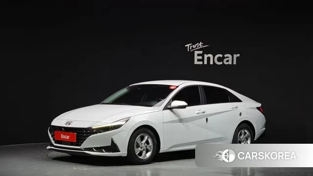 Hyundai Avante (CN7) 2021 Белый из Кореи