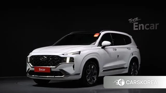 Hyundai The New Santa Fe 2023 Белый из Кореи
