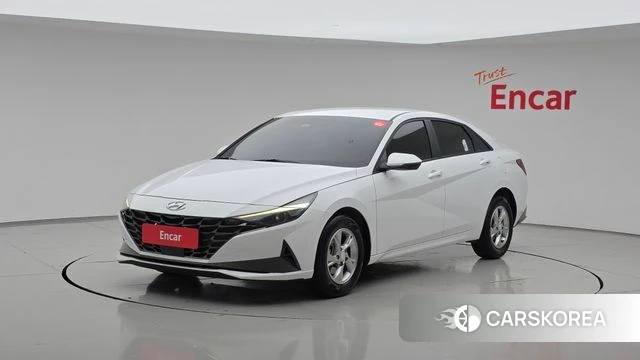 Hyundai Avante (CN7) 2022 Белый из Кореи