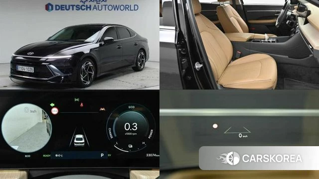 Hyundai Sonata D Edge Hybrid (DN8) 2023 Черный из Кореи