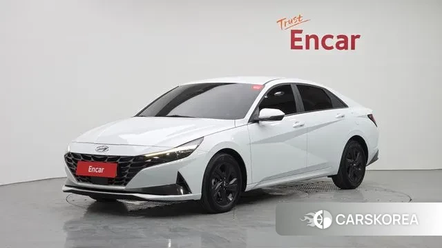 Hyundai Avante (CN7) 2021 Белый из Кореи