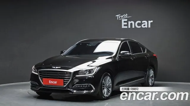 Genesis G80 2018 Черный из Кореи