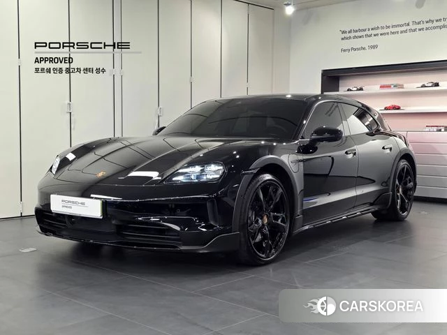 Porsche Taycan 2025 Черный из Кореи