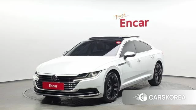 Volkswagen Arteon 2019 Белый из Кореи