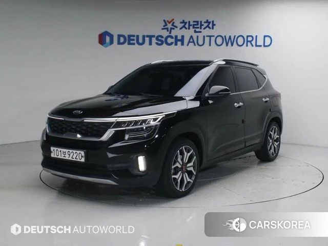 Kia Seltos 2019 Черный из Кореи