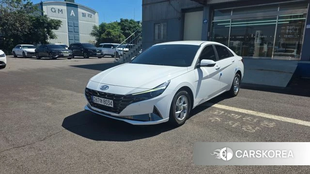 Hyundai Avante (CN7) 2021 Белый из Кореи