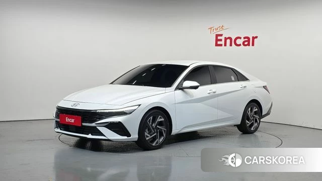 Hyundai The New Avante (CN7) 2024 Белый из Кореи